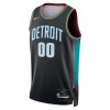 Dres Detroit Pistons Prilagođeni Nike 2025-26 City Edition Crno Swingman